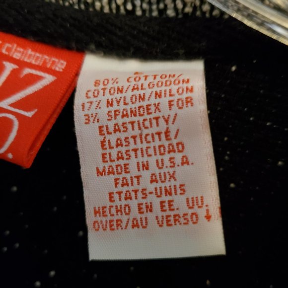 Liz & Co Black & White Cardigan L - Picture 5 of 5